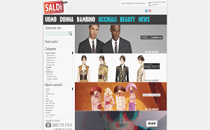 Visita lo shopping online di Saldi.com