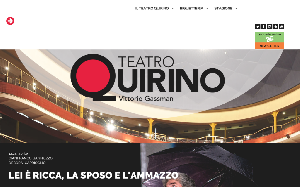 Visita lo shopping online di Teatro Quirino Roma