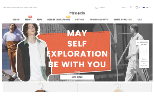 Visita lo shopping online di Mensclo