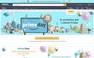 Visita lo shopping online di Amazon Prime Day