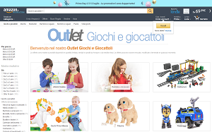 Visita lo shopping online di Amazon Outlet Giochi e giocattoli