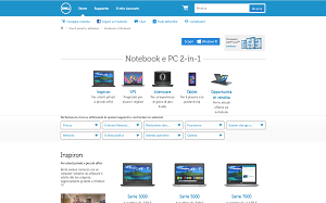 Visita lo shopping online di Dell Notebooks
