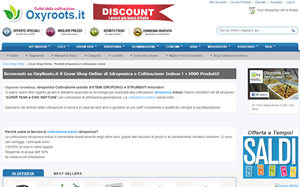 Visita lo shopping online di Oxyroots