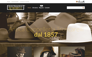 Visita lo shopping online di Antica Cappelleria Troncarelli