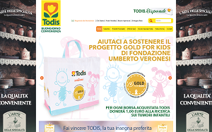 Visita lo shopping online di Todis