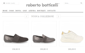 Visita lo shopping online di Roberto Botticelli