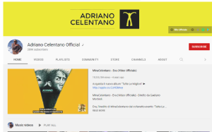 Visita lo shopping online di Adriano Celentano