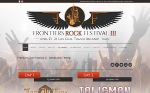 Visita lo shopping online di Frontiers Rock Festival