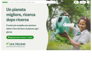 Visita lo shopping online di Ecosia