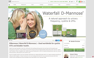 Visita lo shopping online di Waterfall-D-Mannose