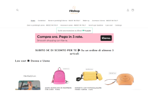 Visita lo shopping online di FRshop