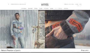 Visita lo shopping online di VRNTS