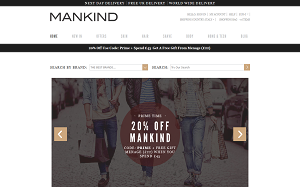 Visita lo shopping online di Mankind