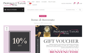 Visita lo shopping online di Profumeria Tafuri