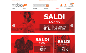 Visita lo shopping online di Modaliacom