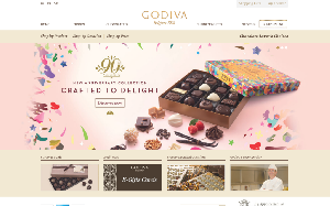 Visita lo shopping online di Godiva Chocolates