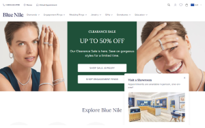 Visita lo shopping online di Blue Nile