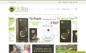 Visita lo shopping online di BioTea