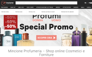 Visita lo shopping online di Mincione Profumeria