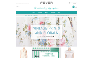 Visita lo shopping online di Fever London