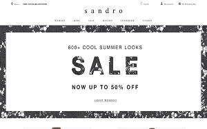 Visita lo shopping online di Sandro Paris