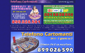 Visita lo shopping online di Telefono Cartomanti