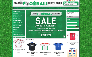 Visita lo shopping online di Classic Football Shirts