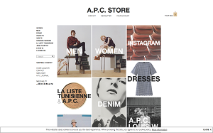 Visita lo shopping online di A.P.C. Store