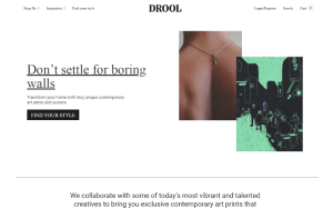 Visita lo shopping online di Drool