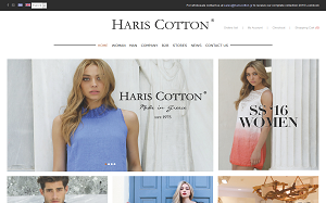 Visita lo shopping online di Haris Cotton