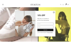 Visita lo shopping online di Stokton