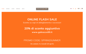Visita lo shopping online di Galeazzo 50%