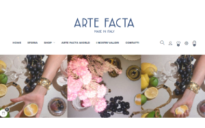 Visita lo shopping online di Arte Facta