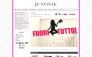 Visita lo shopping online di Junonik