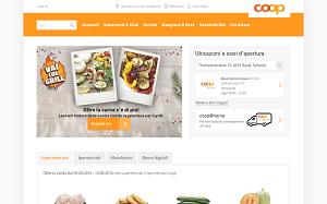Visita lo shopping online di Coop.ch