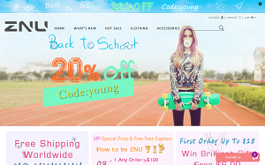 Visita lo shopping online di ZNU