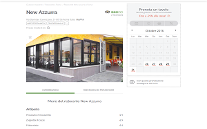 Visita lo shopping online di New Azzurra Ristorante Pizzeria