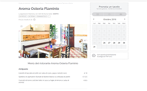 Visita lo shopping online di Aroma Osteria Flaminio