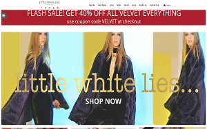 Visita lo shopping online di Little White Lies