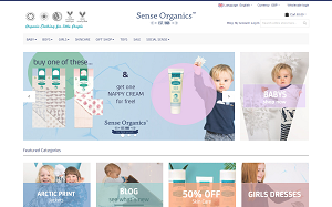 Visita lo shopping online di Sense Organics
