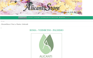 Visita lo shopping online di Alicanti store