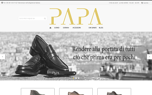 Visita lo shopping online di Papa Calzature