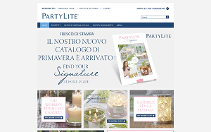 Visita lo shopping online di Partylite