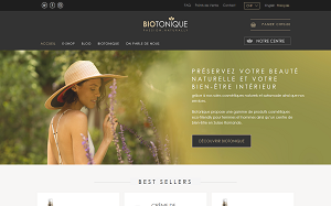 Visita lo shopping online di Biotonique