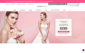Visita lo shopping online di David's Bridal