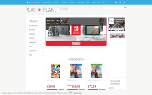 Visita lo shopping online di Playplanet shop