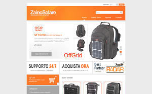 Visita lo shopping online di ZainoSolare