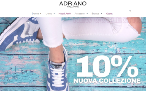 Visita lo shopping online di Adriano Calzature
