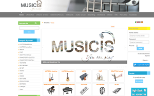 Visita lo shopping online di Musicis