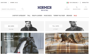 Visita lo shopping online di Hirmer